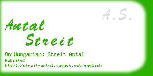 antal streit business card